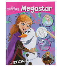 Megastar Malebog m. Klistermærker - 128 Sider - Frost II