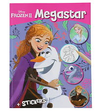 Megastar Malebog m. Klistermrker - 128 Sider - Frost II