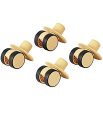 MODU 4x Swirly Wheels - Honey Yellow