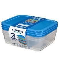 Sistema Opbevaringsbokse - 3-pak - Nest It - 1,5 l - Bl