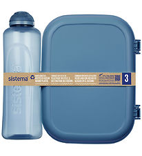 Sistema Madkasse m. Drikkedunk - 1,1 l/480 ml -  Mountain Blue