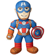 Marvel Bamse m. Lyd - Captain America - 20 cm