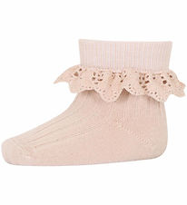 MP Strmper m. Blonde - Lea - Uld - Rose Dust