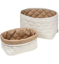 Cam Cam Opbevaringskurve - 2-pak - 22x15/24x17 cm - Classic Stri