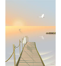 Vissevasse Plakat - 30x40 cm - Bathing Bridge