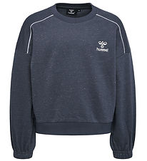 Hummel Sweatshirt - hmlGizela - Ombre Blue m. Glimmer