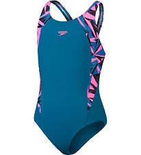 Speedo Badedragt - HyperBoom Splice Muscleback - Pink/Grn