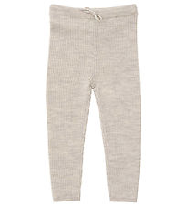 Copenhagen Colors Leggings - Uld - Pale Cream Melange