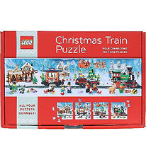 LEGO® Puslespil - 4x100 Brikker - Christmas Train