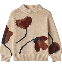 Fliink Bluse - Strik - Bloom - Sandshell