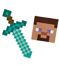 Disguise Udklædning - Minecraft Sværd & Maske