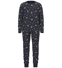 Name It Nattj - Bluse/Bukser - NmnVismas - Dark Sapphire