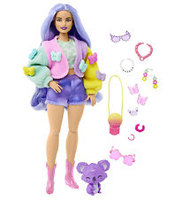 Barbie Dukke - 30 cm - Lavender Hair Butterfly Clips