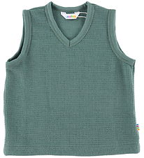 Joha Vest - Uld - Mrkegrn