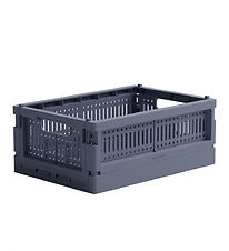 Made Crate Foldekasse - Mini - 24x17x9,5 cm - Blue Grey