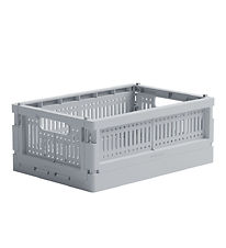 Made Crate Foldekasse - Mini - 24x17x9,5 cm - Misty Grey