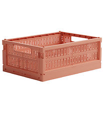 Made Crate Foldekasse - Midi - 33x24x13 cm - Peachy