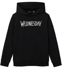 LMTD Hættetrøje - NlfSille Wednesday - Black