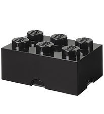 LEGO® Storage Opbevaringsboks - 6 Knopper - 37,5x25x18 - Sort