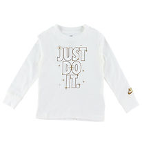 Nike Bluse - Sail m. Guld