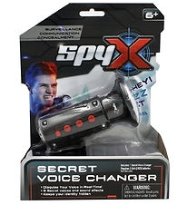 SpyX - Secret Voice Changer - Sort/Sølv