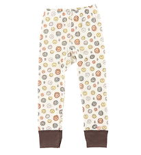 Katvig Leggings - Uld - Hvid m. Smiley