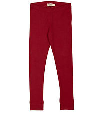 MarMar Leggings - Modal - Rib - Hibiscus Red