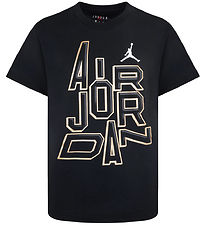 Jordan T-shirt - Sort m. Koksgr/Guld
