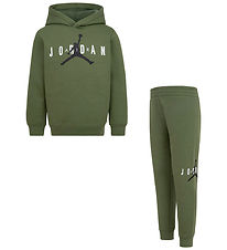 Jordan Sweatst - Sky J Lt Olive m. Logo