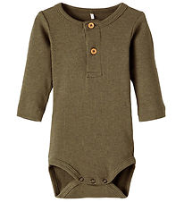 Name It Body l/æ - Noos - Rib - NbmKab - Dusty Olive