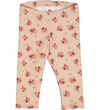 Msli leggings - Dahlia - Rose Sugar m. Blomster