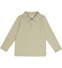 Msli Bluse - Cozy me Collar - Desert Green