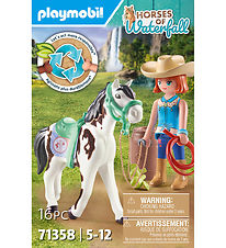 Playmobil Horses Of Waterfall - Ellie og Sawdust - 71358 - 16 De