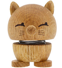 Hoptimist Cat - 7,3 cm - Oak