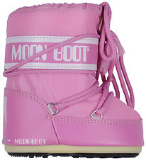 Moon Boot Vinterstvler - Mini Icon Nylon - Pink