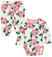 Mini Rodini St - Body/Bukser - Roses - Pink