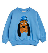Mini Rodini Sweatshirt - Bloodhound - Blå