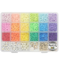 Pearl N Fun Perler - Smykkesæt - Regnbuefarvet