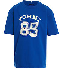 Tommy Hilfiger T-shirt - Mesh Varsity - Ultra Blue