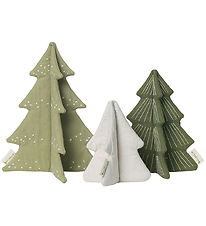 Fabelab Julepynt - Juletrer - 3-pak - Christmas Tree - Moss