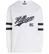 Tommy Hilfiger Bluse - Hilfiger Script - White