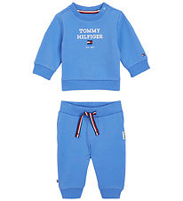 Tommy Hilfiger Sweatst - Baby TH Logo - Blue Spell