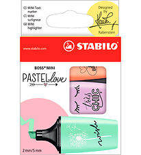 Stabilo Overstregningstuscher - Mini Pastel - 3 Stk - Multifarve