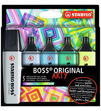 Stabilo Overstregningstuscher - Boss - 5 stk. - Pastel/Neon