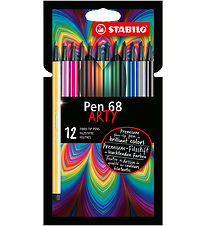 Stabilo Tuscher - Pen 68 Arty - 12 stk. - Multifarvet