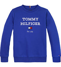 Tommy Hilfiger Sweatshirt - TH Logo - Ultra Blue