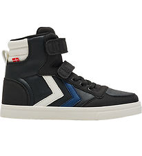 Hummel Stvler - Slimmer Stadil Leather High JR - Sort/Bl