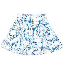 Molo Nederdel - Denim - Betsy - Blue Horses