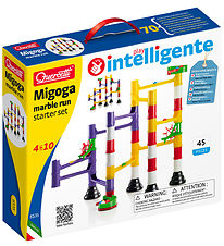 Quercetti Kuglebane - Migoga Marble Run Starter Set - 45 Dele -