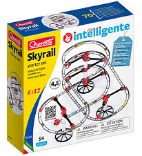Quercetti Kuglebane - Skyrail Starter Set Rollercoster - 94 Dele